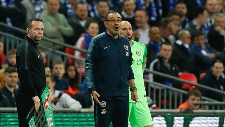 Chelsea boss Maurizio Sarri was fuming with Kepa Arrizabalaga