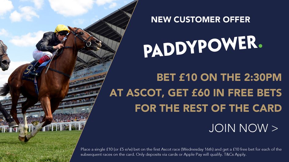 Paddy Power Royal Ascot offer