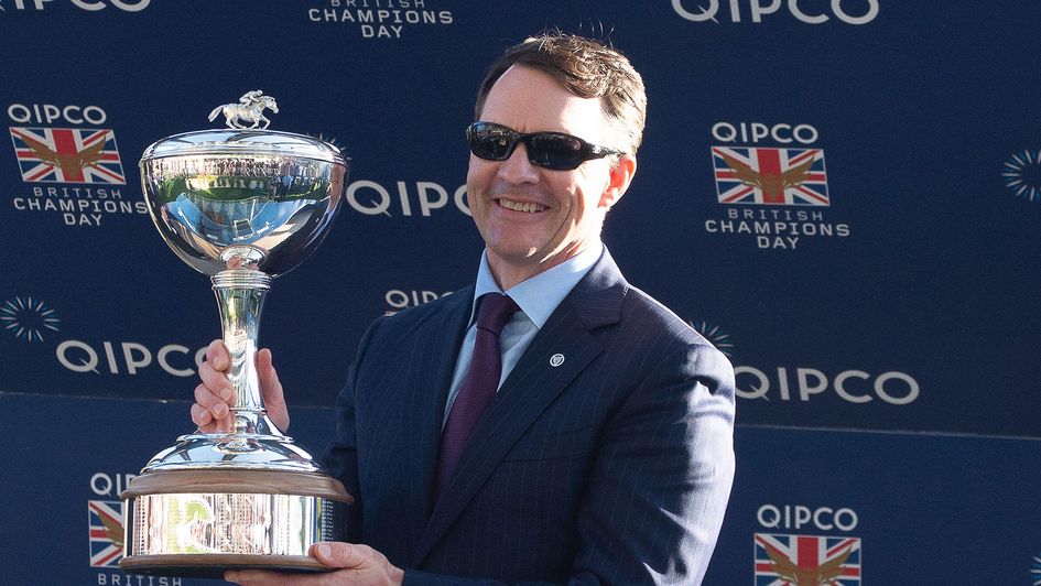 Aidain O'Brien was awarded the Champion Flat Trainer trophy in 2024