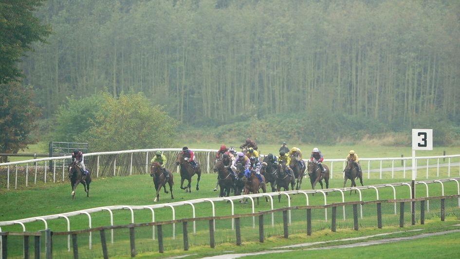 Runners and riders during the Harriet Bethell's IJF Pontefract Course Walk Nursery at Pontefract