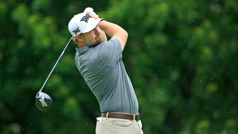 Ryan Moore takes a shot at the 2019 Memorial Tournament in Ohio