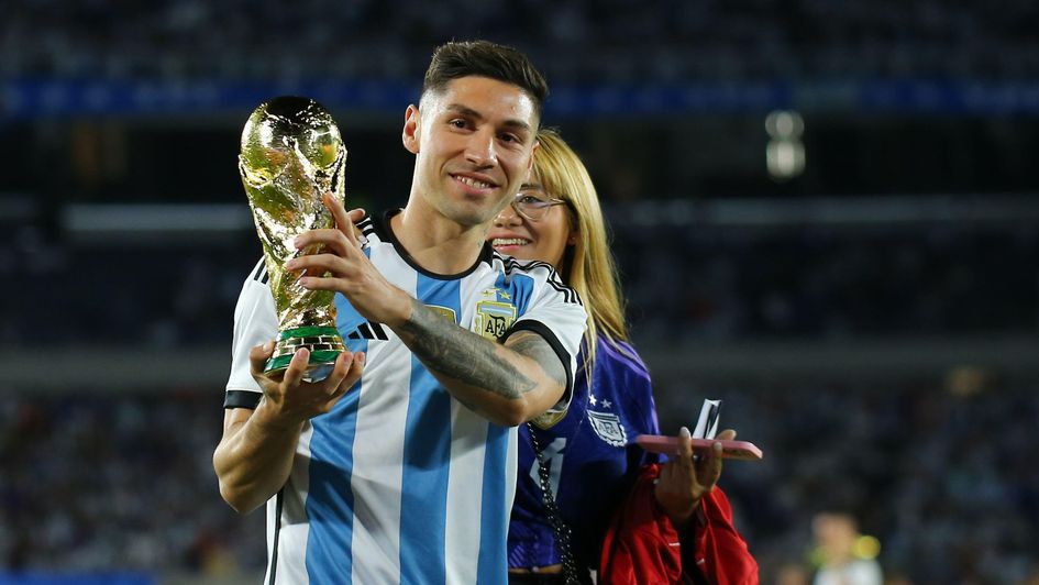 Gonzalo Montiel won the World Cup with Argentina