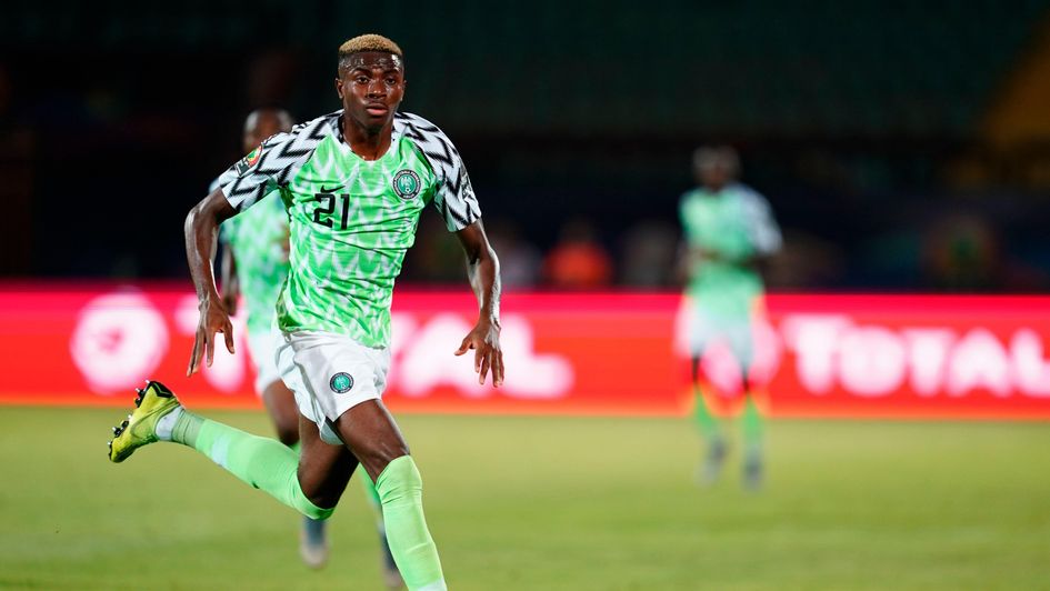 Victor Osimhen leads the line for Nigeria