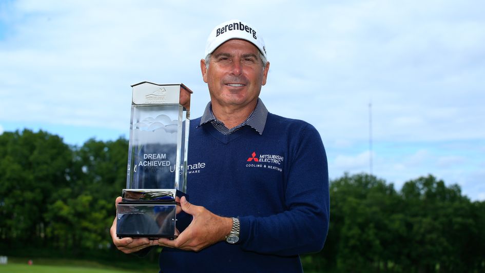 Fred Couples with the trophy