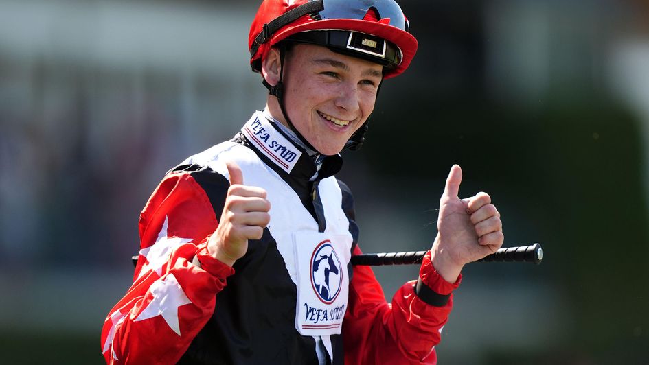 Thumbs up from Billy Loughnane on Albany winner Libertango
