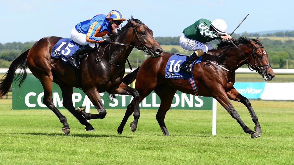 Lucky Vega in winning action