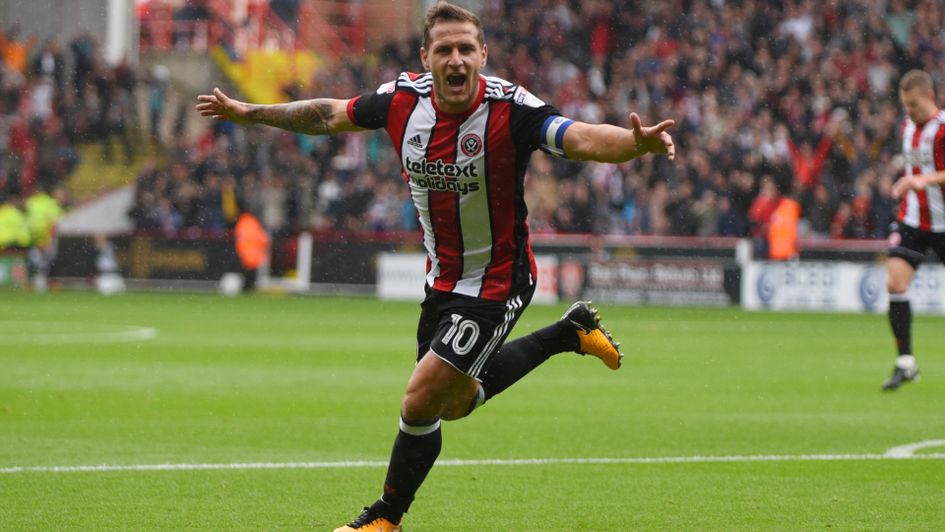 Billy Sharp celebrates his winning goal