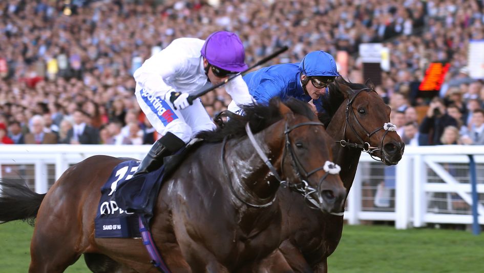 Sands Of Mali wins the Champions Sprint under Paul Hanagan