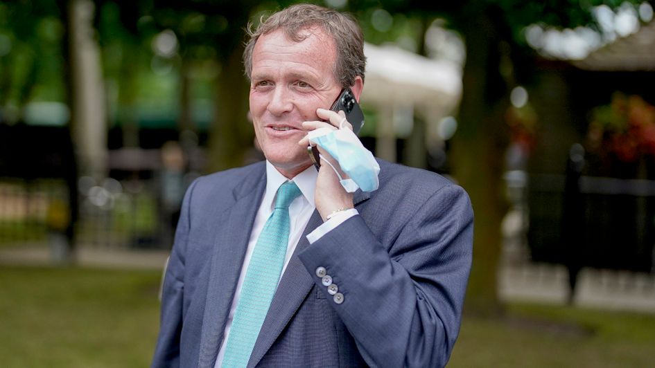 Richard Hannon after the Falmouth Stakes