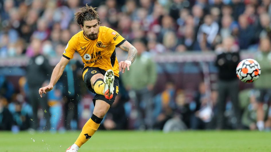 Ruben Neves unleashes a shot