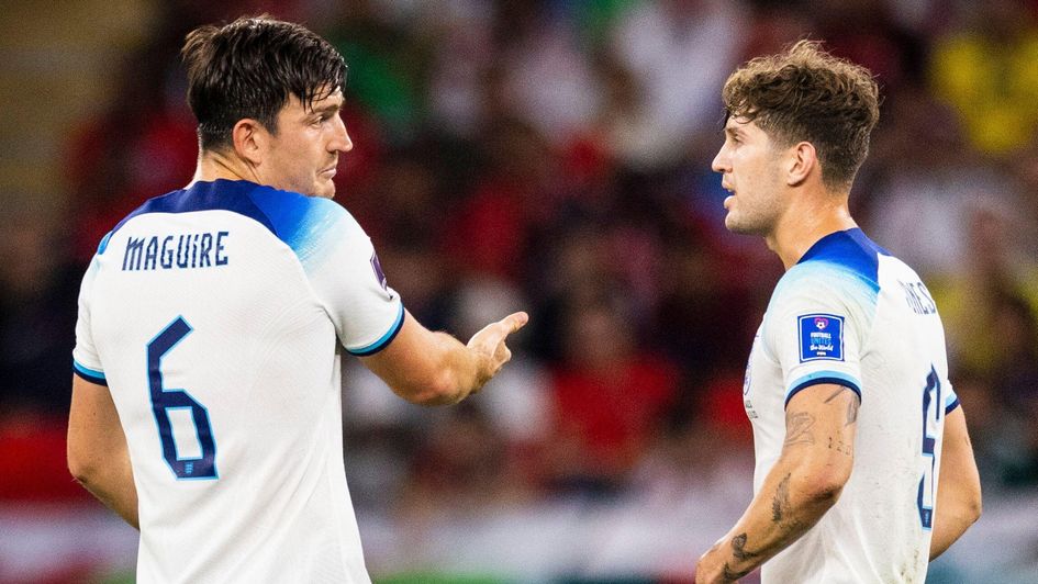 Harry Maguire and John Stones are England's established centre-backs