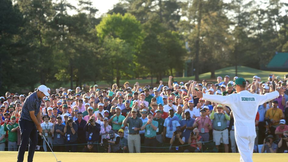 Scottie Scheffler finally sinks the winning putt