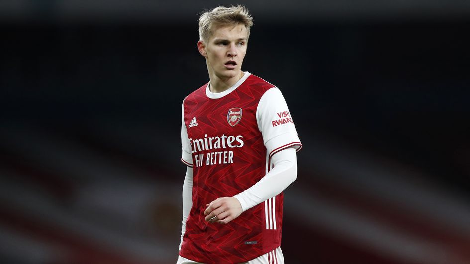 Arsenal playmaker Martin Odegaard