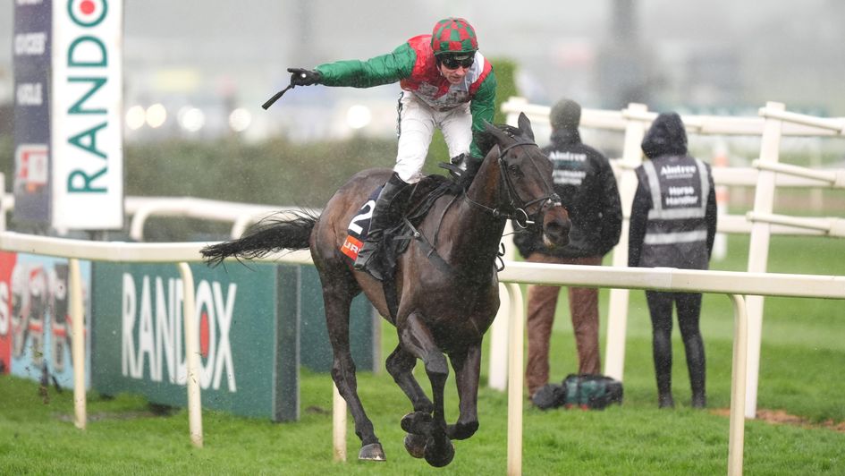 Harry Skelton celebrates as Bossman Jack tastes Grade One glory
