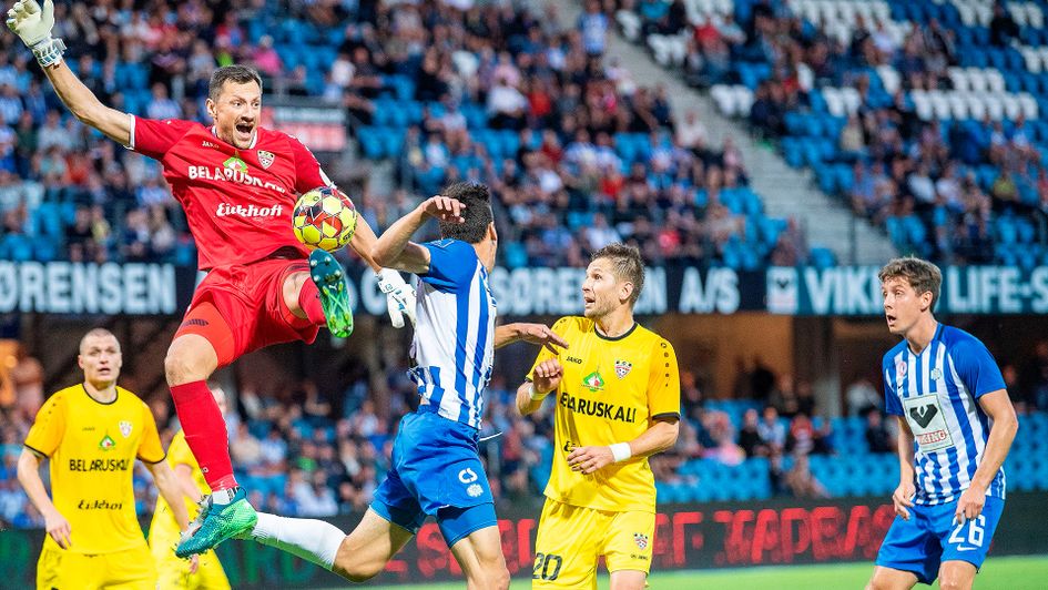 Shakhtyor Soligorsk in Europa League action