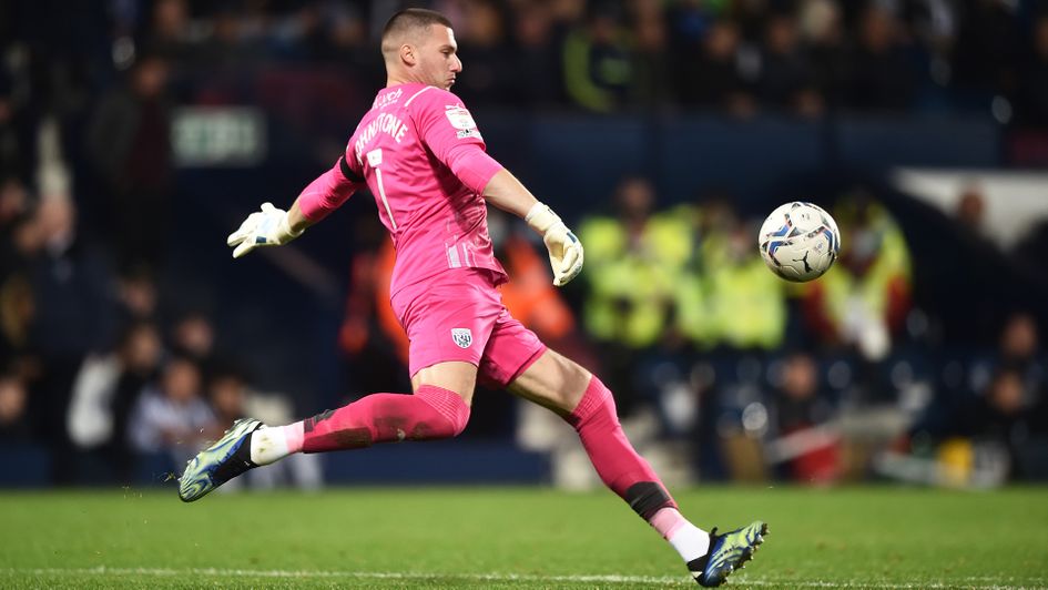 West Brom goalkeeper Sam Johnstone