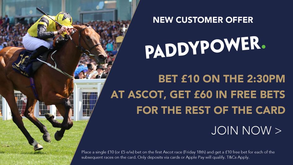 Paddy Power's Royal Ascot sign-up offer