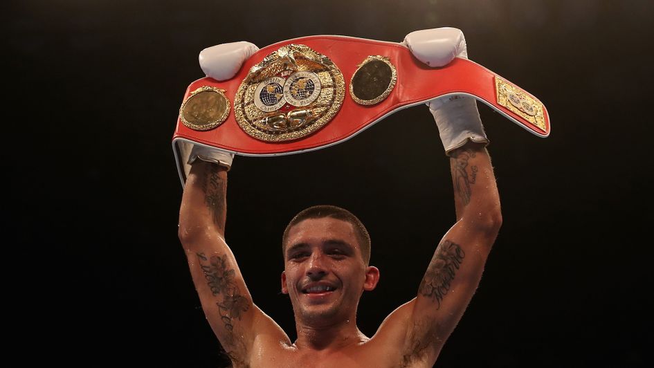 Lee Selby with his IBF world-title belt