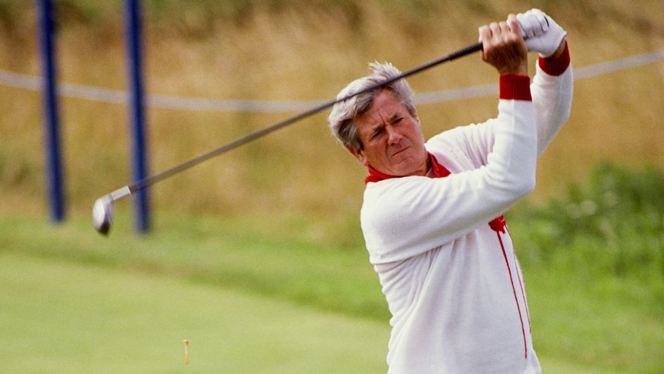 Doug Sanders: Pictured in action in 1980