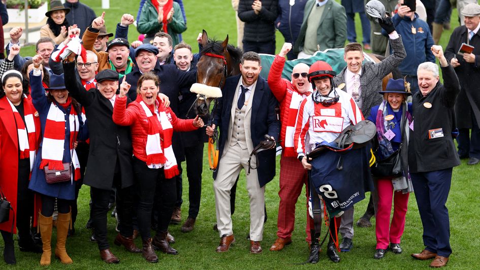 Celebration time for team The Real Whacker