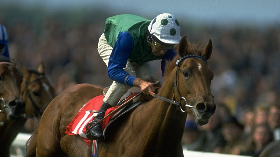 Lester Piggott won the last of his British Classics on Rodrigo de Triano in 1992