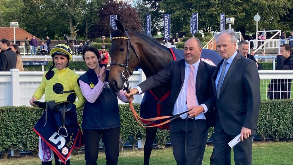 Fonteyn pictured with winning connections