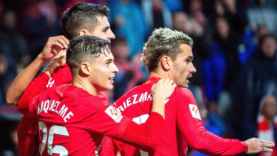 Atletico Madrid celebrate a goal