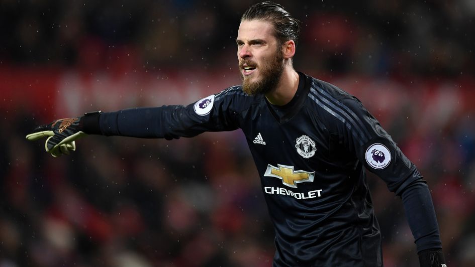 David De Gea: The Spain goalkeeper, pictured in action for Manchester United