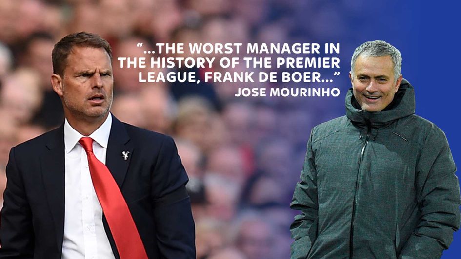 Jose Mourinho on Frank De Boer