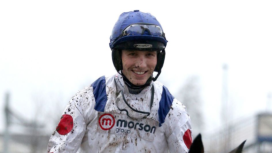 Harry Cobden all smiles