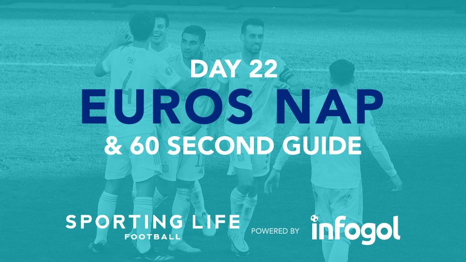Sporting Life's Euro 2020 day 22 Nap and punting guide