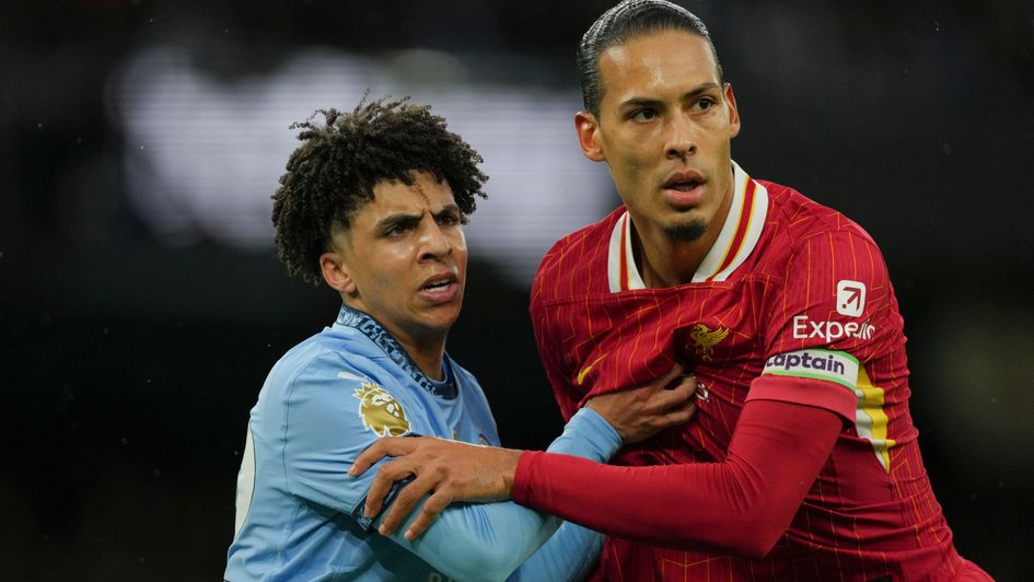 Rico Lewis and Virgil van Dijk