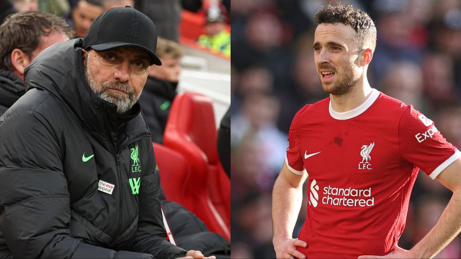 Jurgen Klopp and Diogo Jota