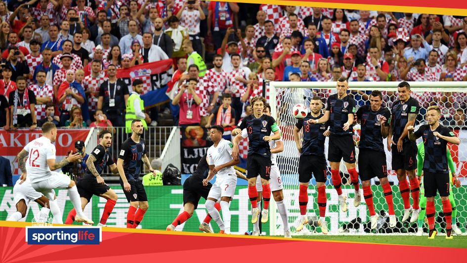 Kieran Trippier gives England the lead against Croatia