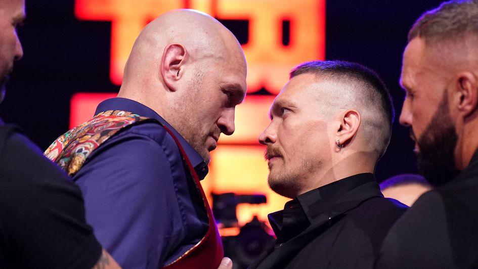 Tyson Fury and Oleksandr Usyk