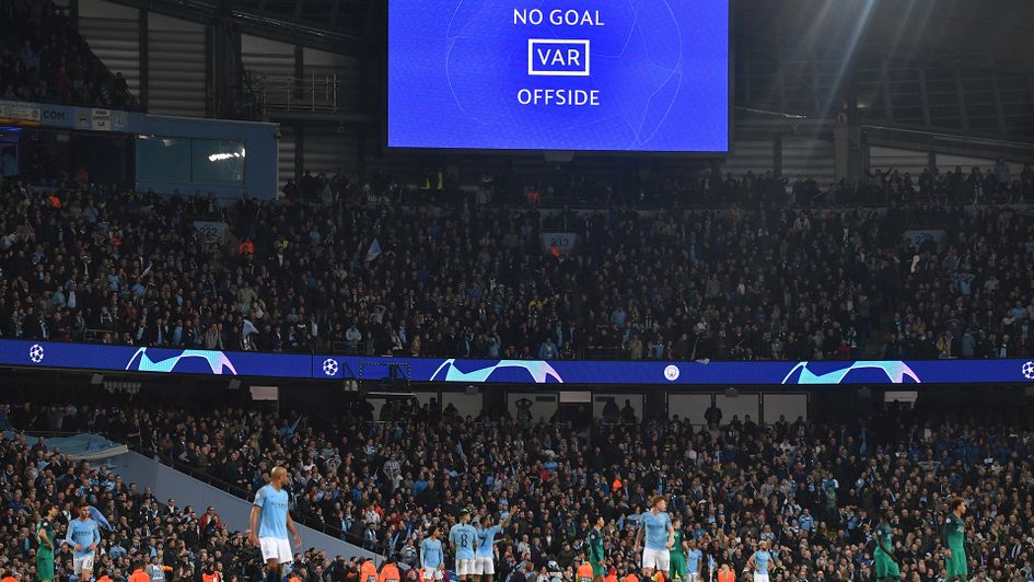 VAR rules out Raheem Sterling's winner in the Champions League last season