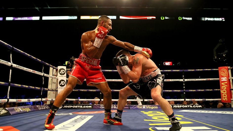 Kell Brook on his way to a stoppage win