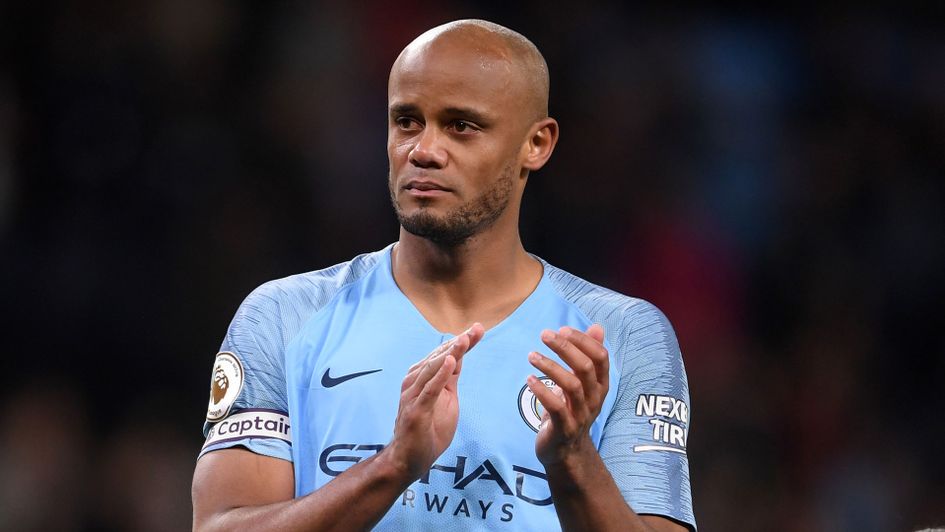 Vincent Kompany became emotional during his lap of honour at the Etihad Stadium