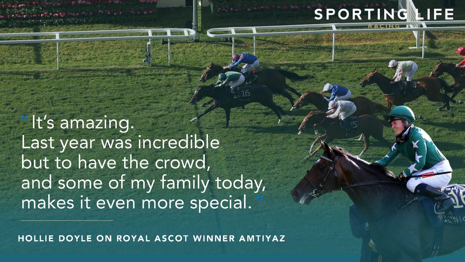 Hollie Doyle struck on Amtiyaz