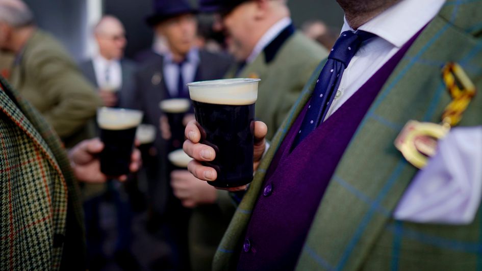 Racegoers cling on to their £7 pints of Guinness