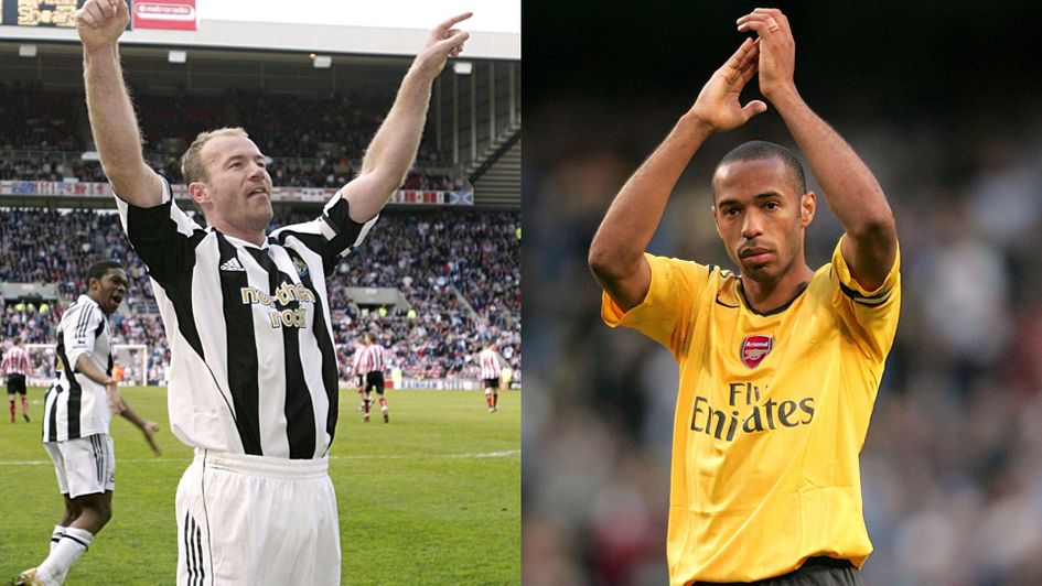 Alan Shearer and Thierry Henry have been inducted into the Premier League Hall of Fame