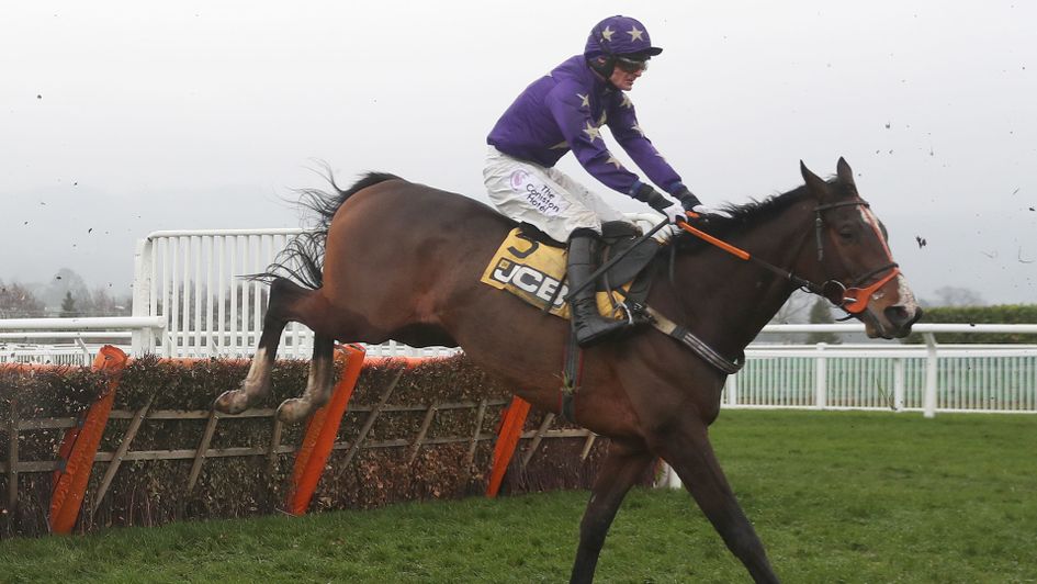 Nelson River (right) on his way to victory at Cheltenham