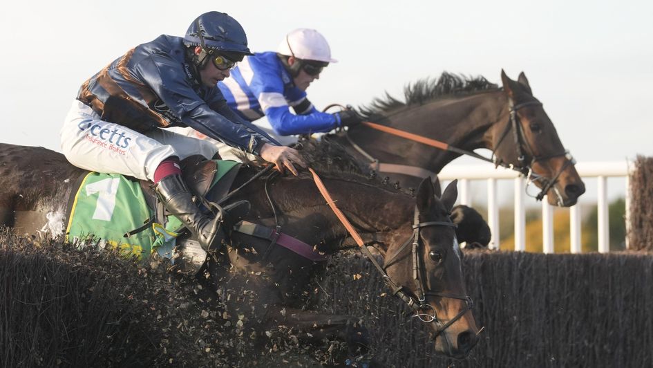 Djelo wins the Charlie Hall at Wetherby