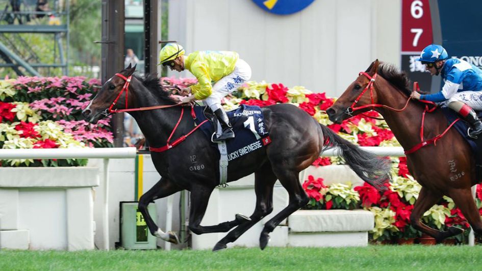 Lucky Sweynesse swoops