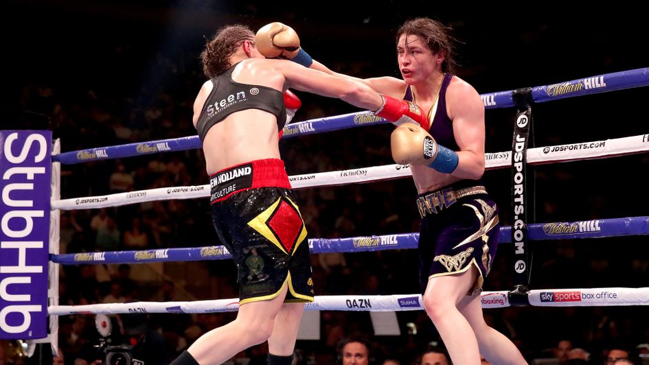 Katie Taylor in action