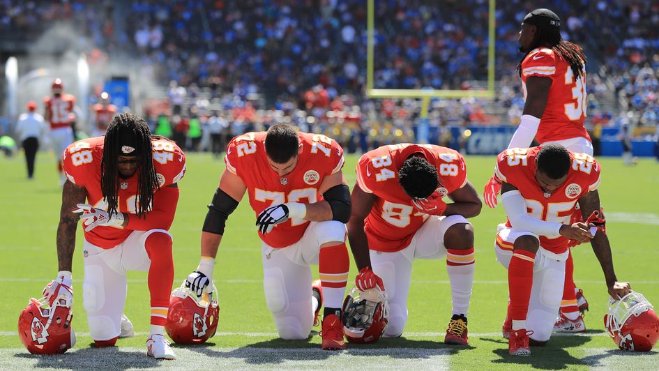 NFL teams have been ordered to stand