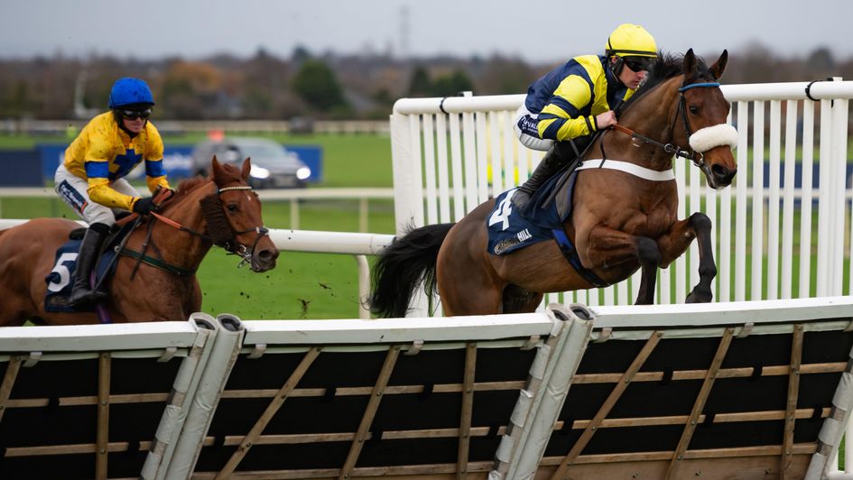 Lord and Brian Hughes on their way to victory