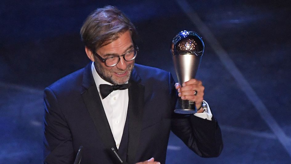 Jurgen Klopp wins the FIFA Best Coach award