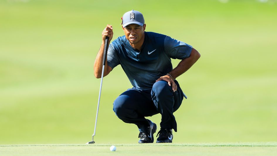 Tiger Woods in action at the Honda Classic