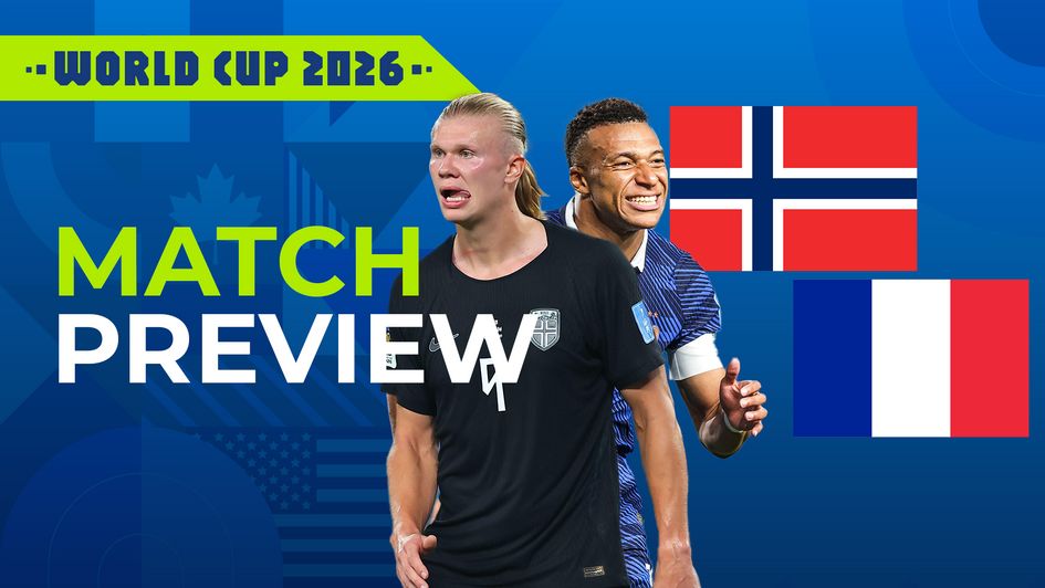Norway vs France - erling haaland and kylian mbappe